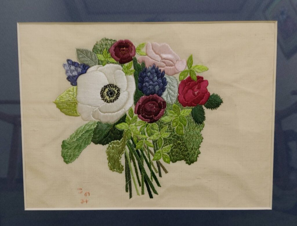 日本刺繍で花束を君に